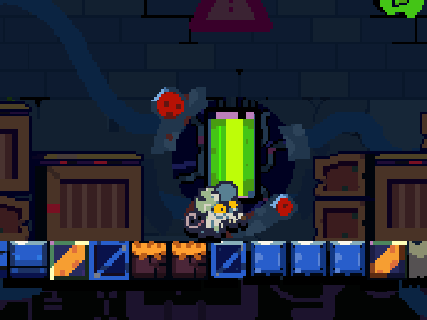 Pixel art character artwork: Rat Character Design